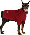 cyeollo Dog Sweater Knitwear Turtleneck for Large Dogs - Warm Fit