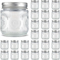 8 oz Vintage Small Glass Mason Jars for Canning and Crafts