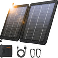 GOODaaa 10W Portable Solar Charger with Dual USB Outputs - Compact