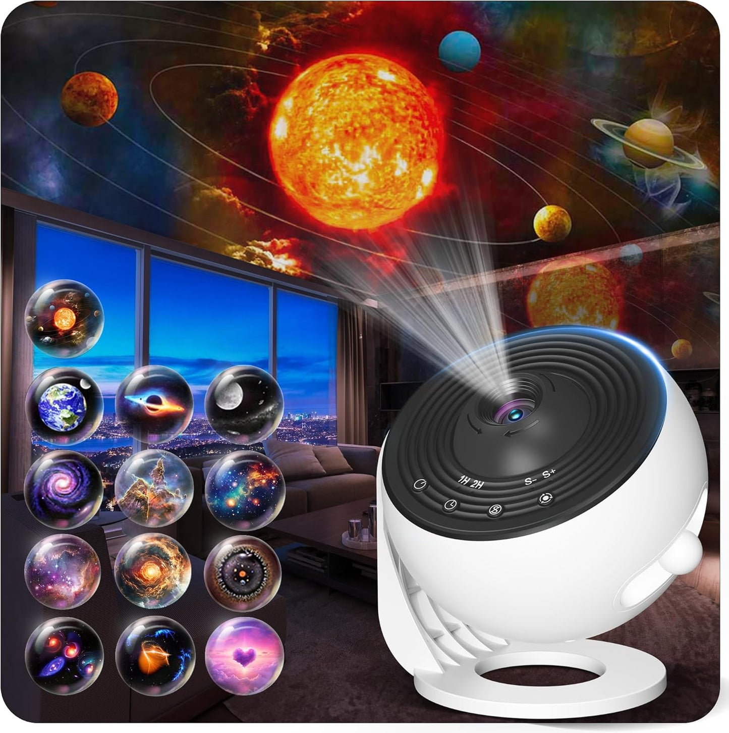 Xeefeel 360 Rotating Star Projector - Dreamy Bedroom Atmosphere