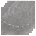 40 Pack Grey Marble Peel and Stick Vinyl Floor Tiles - Waterproof