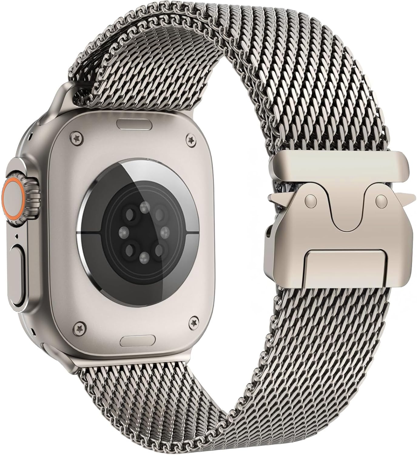 Titanium Milanese Loop Band for Apple Watch Ultra 2 and More
