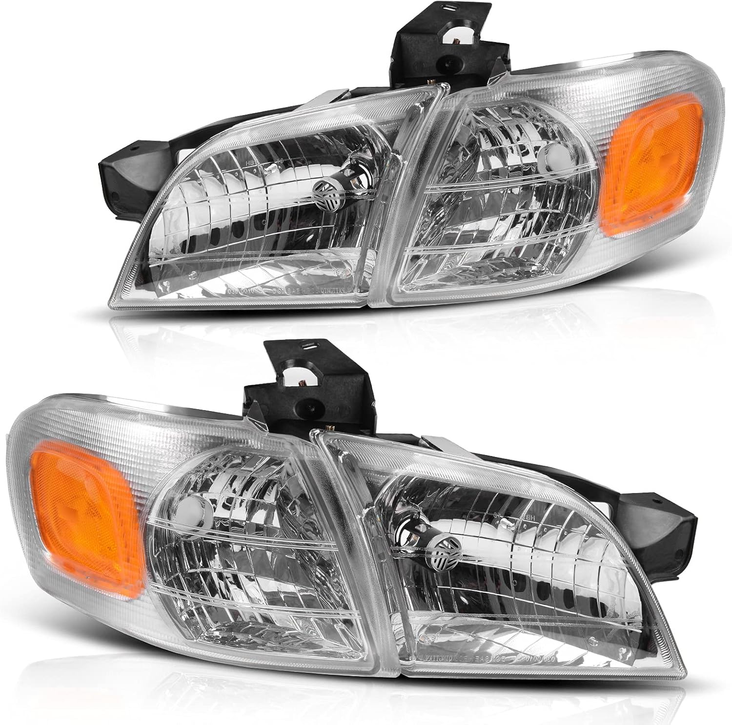 DWVO Headlights Assembly for Chevy Venture & Pontiac Models