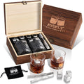 Gifts for Men Dad Husband Stainless Steel Whiskey Glasses Set - Chills