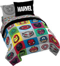 Marvel Avengers Pop Queen 7 Piece Bed Set - Soft Microfiber