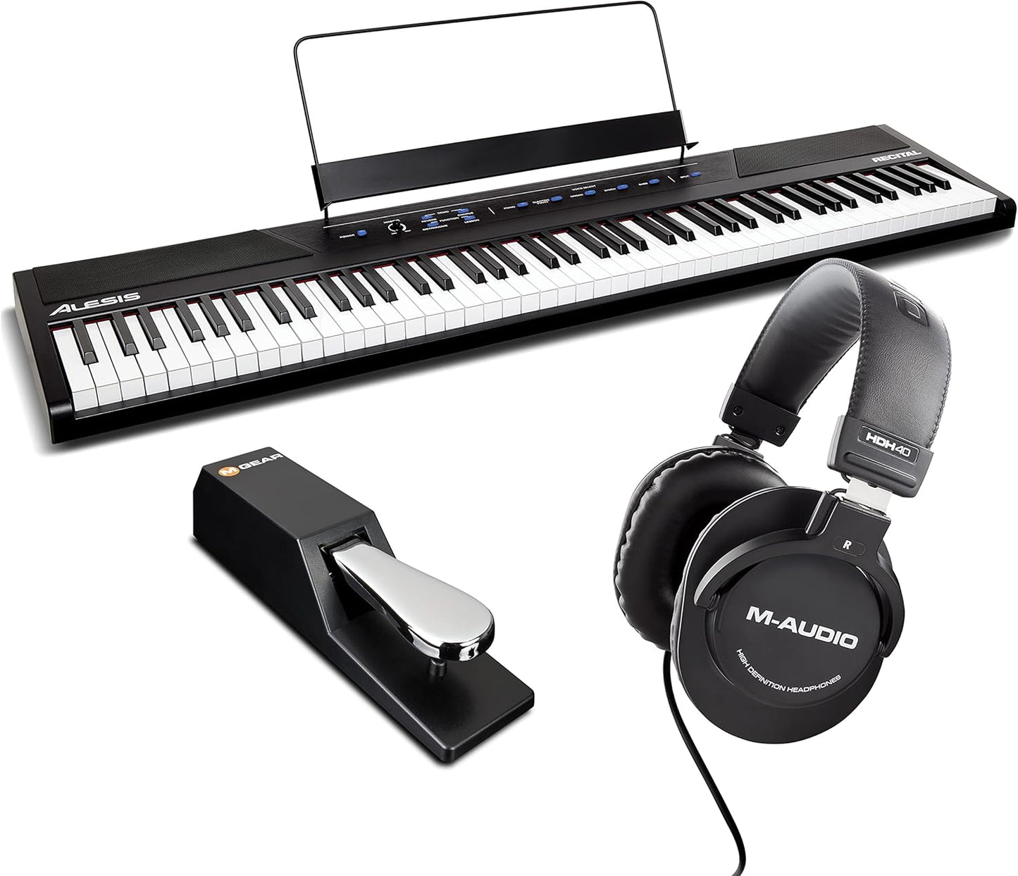 Alesis Recital 88 Key Digital Piano with Semi Weighted Keys