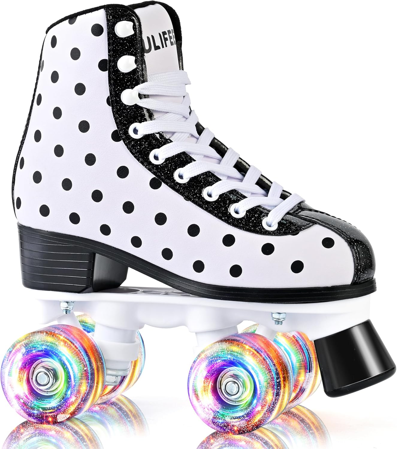 SULIFEEL Roller Skates for Girls with Light Up Wheels Fun