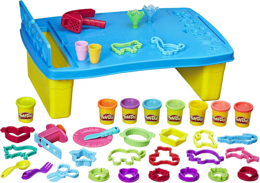 Play-Doh Play 'n Store Table Toy with 25+ Accessories for Kids