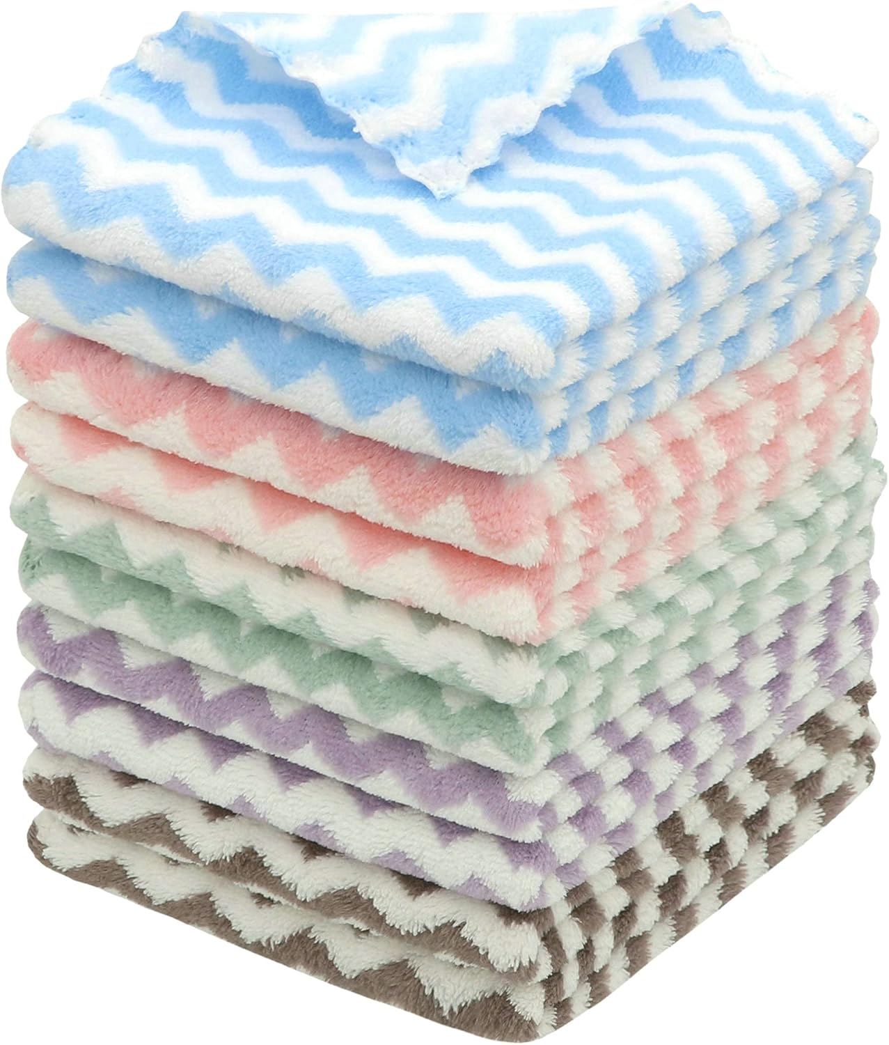 Super Absorbent Microfiber Kitchen Cloths - 10 Pack
