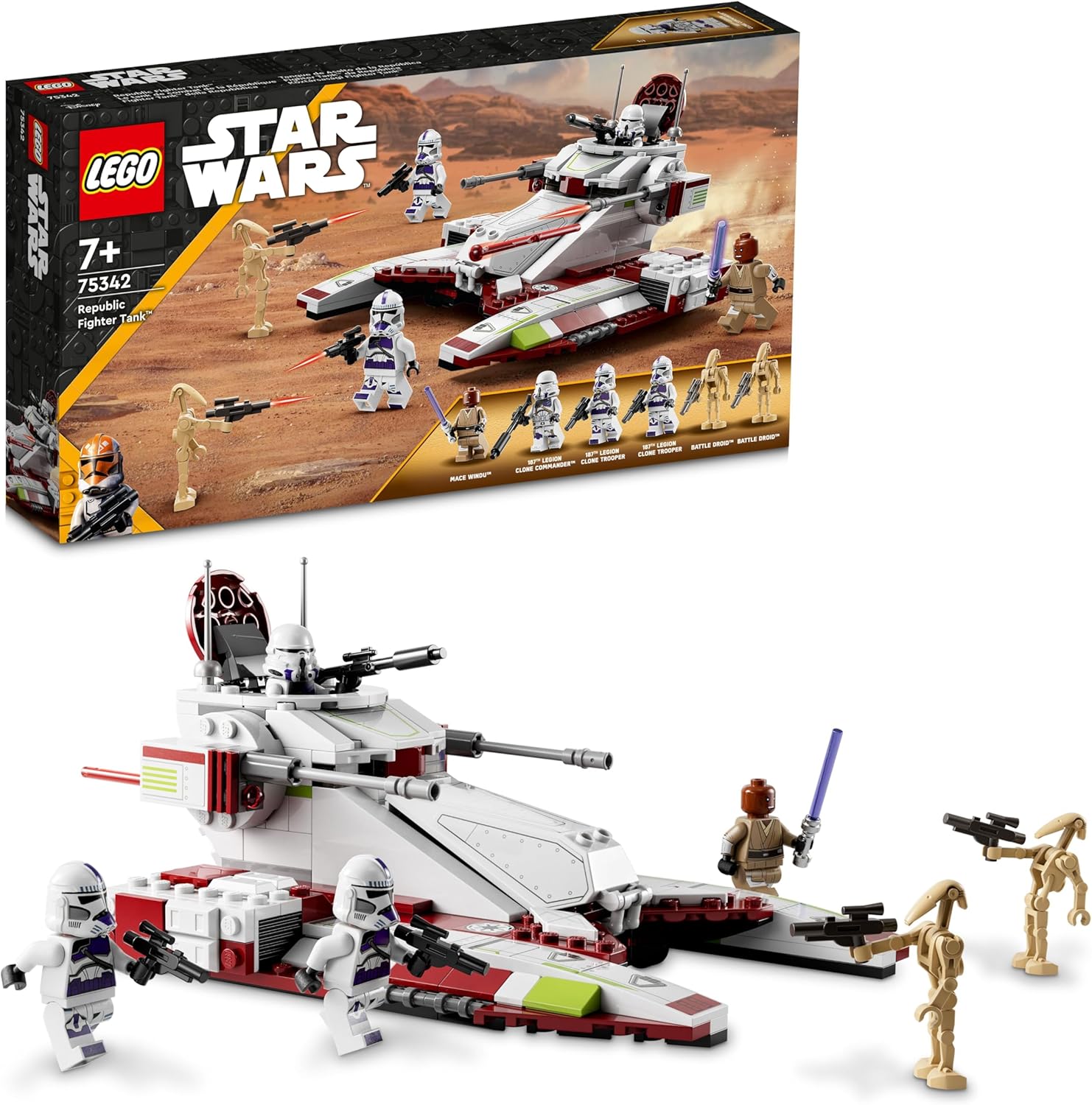 Lego Star Wars Republic Fighter Tank 75342 for Young Builders