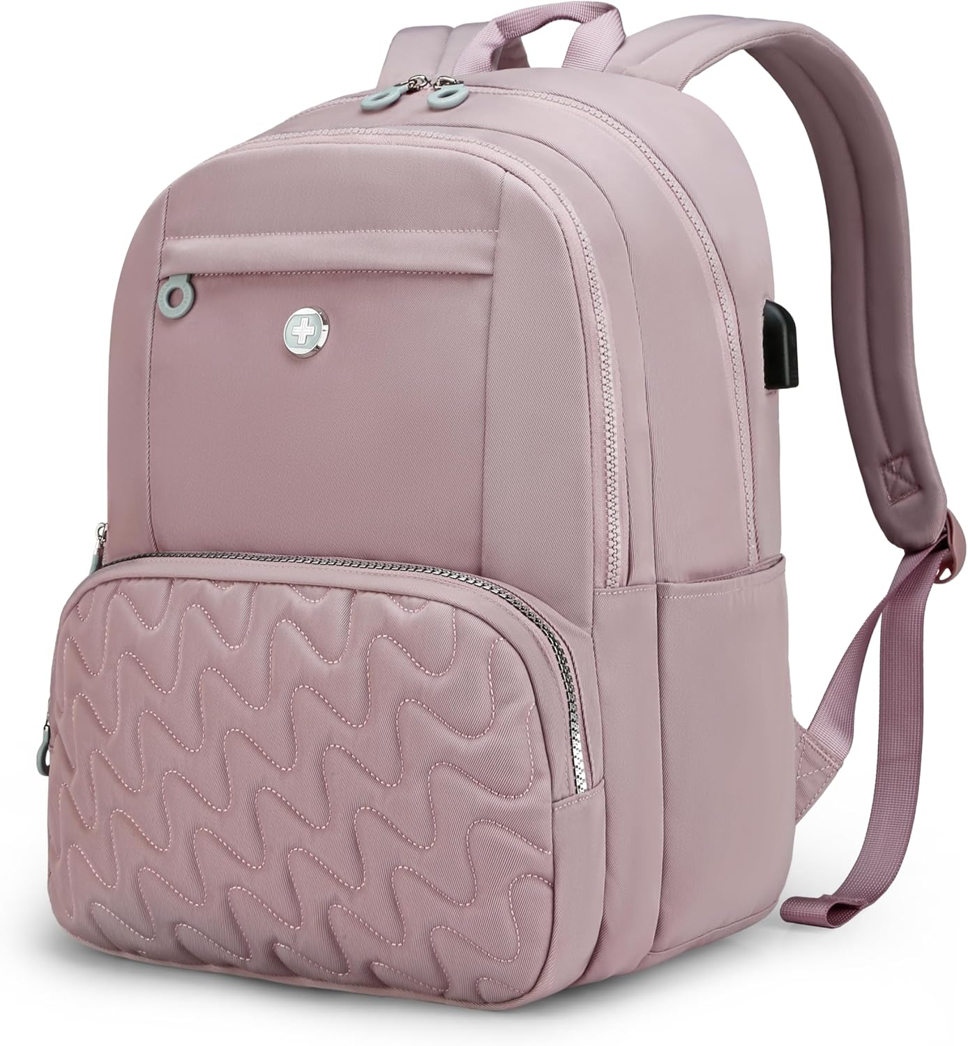 Swissdigital Design Travel Backpack for Women with USB Charging