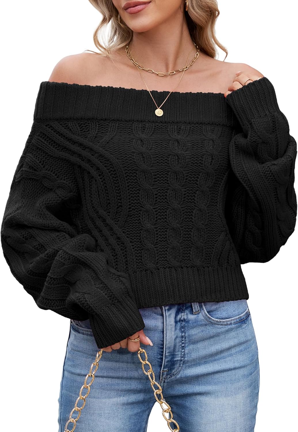 ZAFUL Women V Neck Button Knit Crop Sweaters for Stylish Looks
