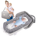 Baby Lounger Diaper Bag for Newborn - Portable Foldable Travel Nest