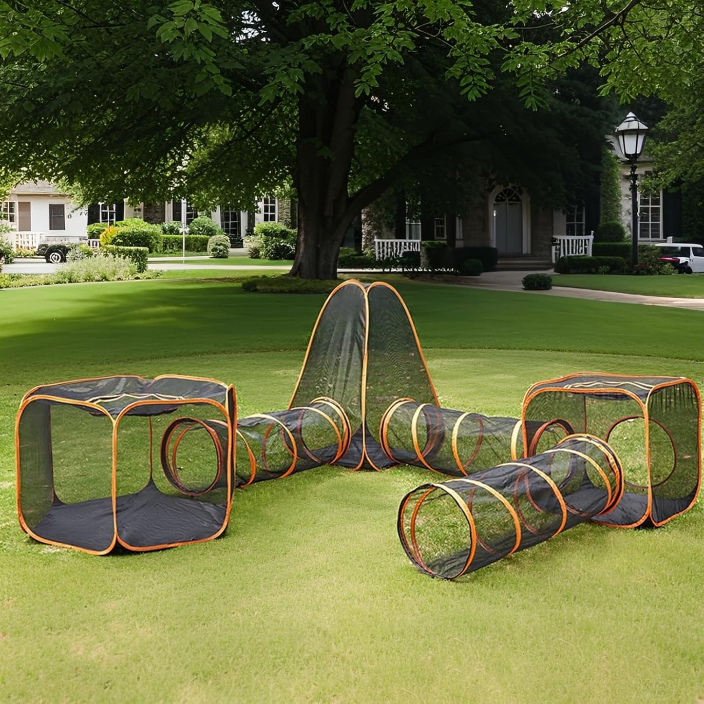 OYX 6-in-1 Portable Cat Enclosure: Indoor/Outdoor Fun!