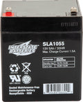 Interstate Batteries 12V 5Ah SLA Battery (F1 Terminal) - Reliable
