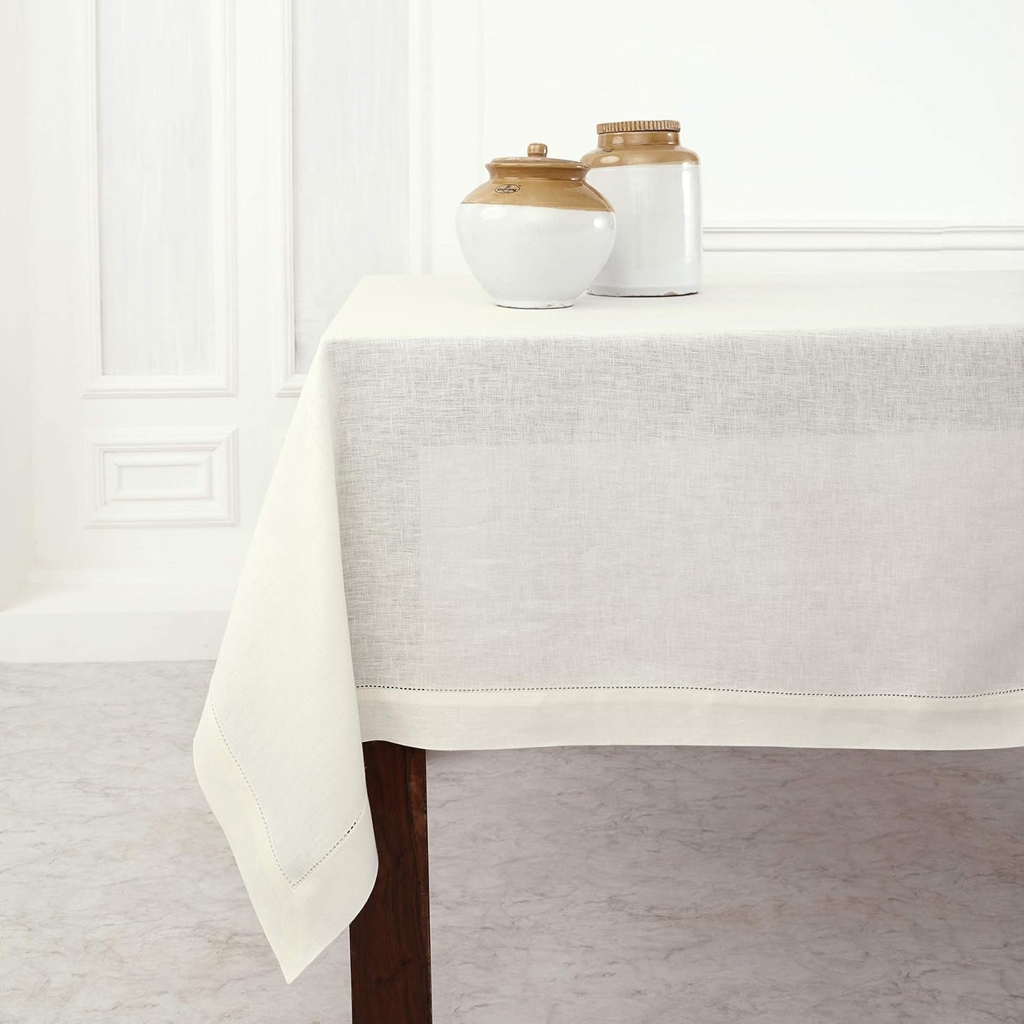Elegant 60 x 108 Inch Pure Linen Tablecloth for Every Occasion