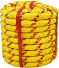 Climbing Rope 3/4 in x 50 ft Yellow Bull Rope - Durable Arborist Rope