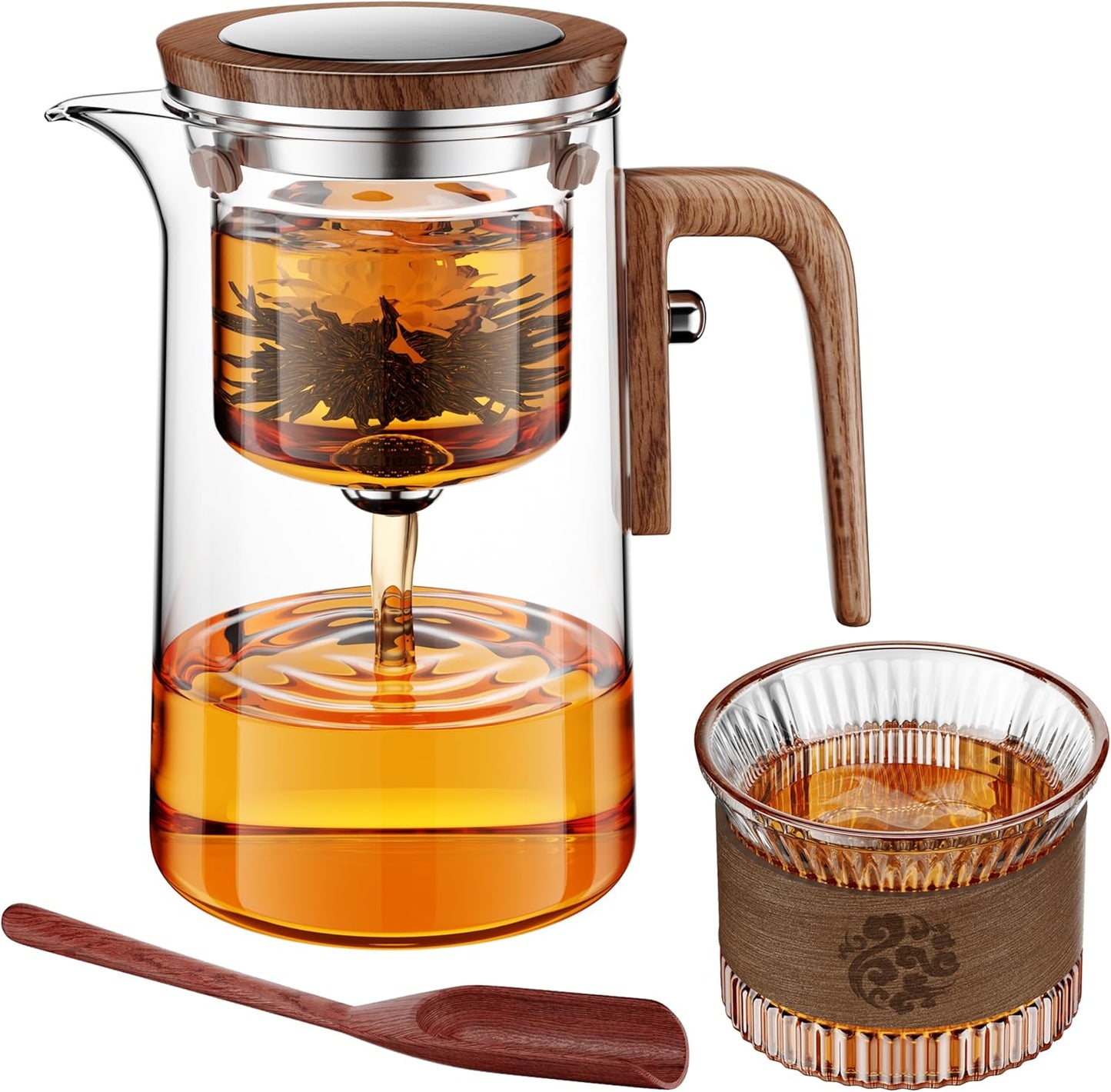 Enchanti Tea Pot with Infuser - Perfect for Loose Leaf Tea Lovers