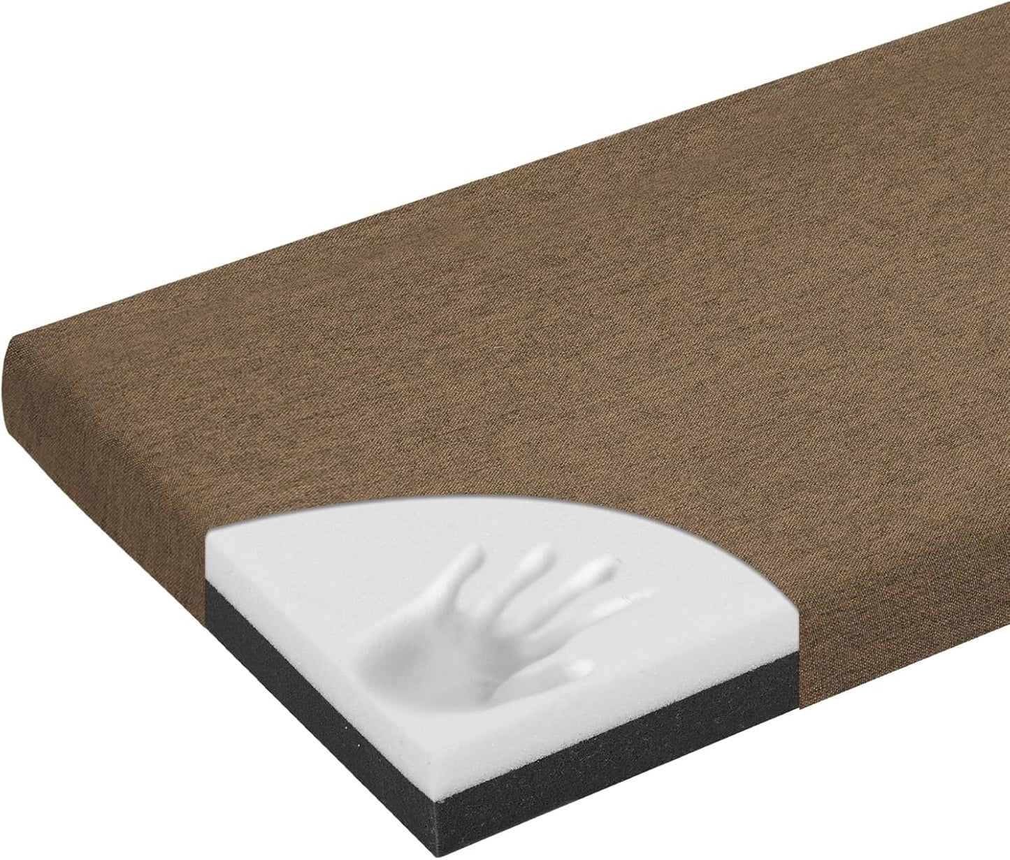 36 Inch Bench Cushion with Dual-Layer Memory Foam Design