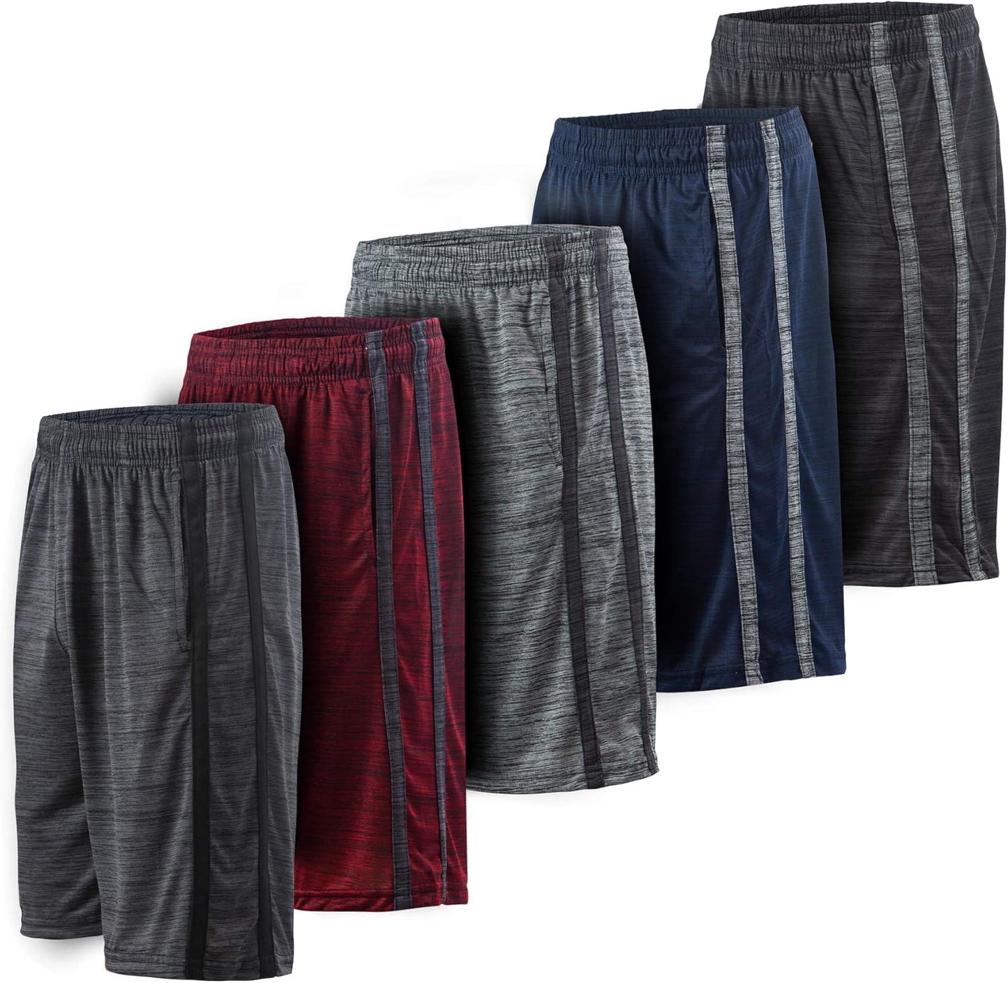 Men's Dry-Fit Athletic Performance Shorts for Active Lifestyle