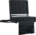 Stadium Seat with Wide Padded Cushion - 350 lb Support