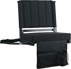 SPORT BEATS Stadium Seat with Back Support and Cup Holder