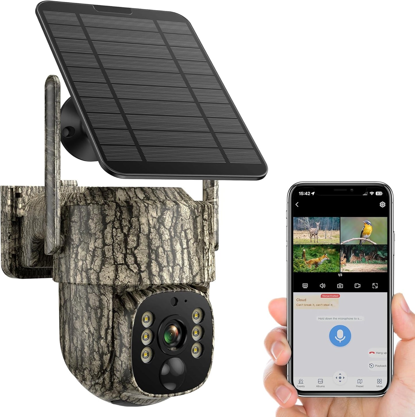 VOOPEAK Cellular Trail Camera with 4G LTE and Night Vision