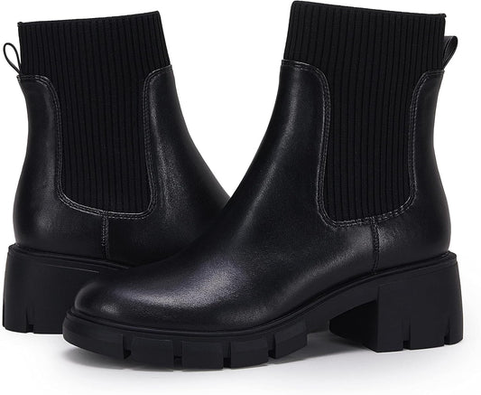 Ruanyu Womens Platform Ankle Boots for Stylish Comfort