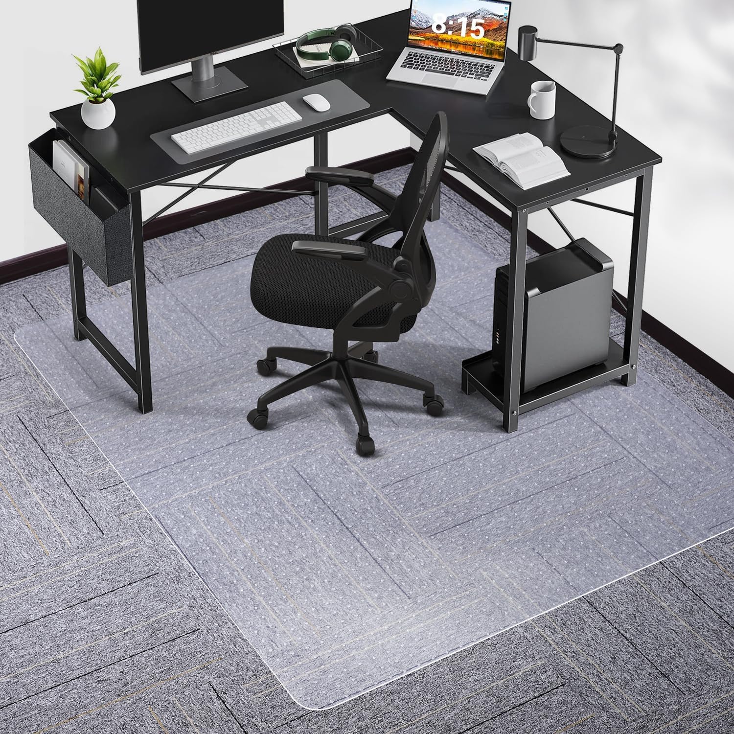 Chair Mat for Carpeted Floors - Heavy Duty Vinyl Floor Protector