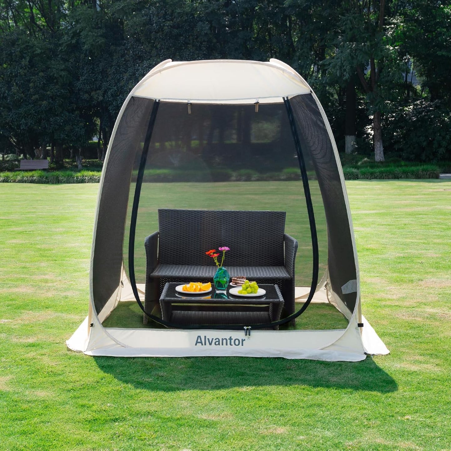 Alvantor Screen House Gazebo for 6-10-15 Person Outdoor Use