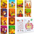 Fall Mini Coloring Books 60 Pack - Bulk Autumn Activity Books for Kids