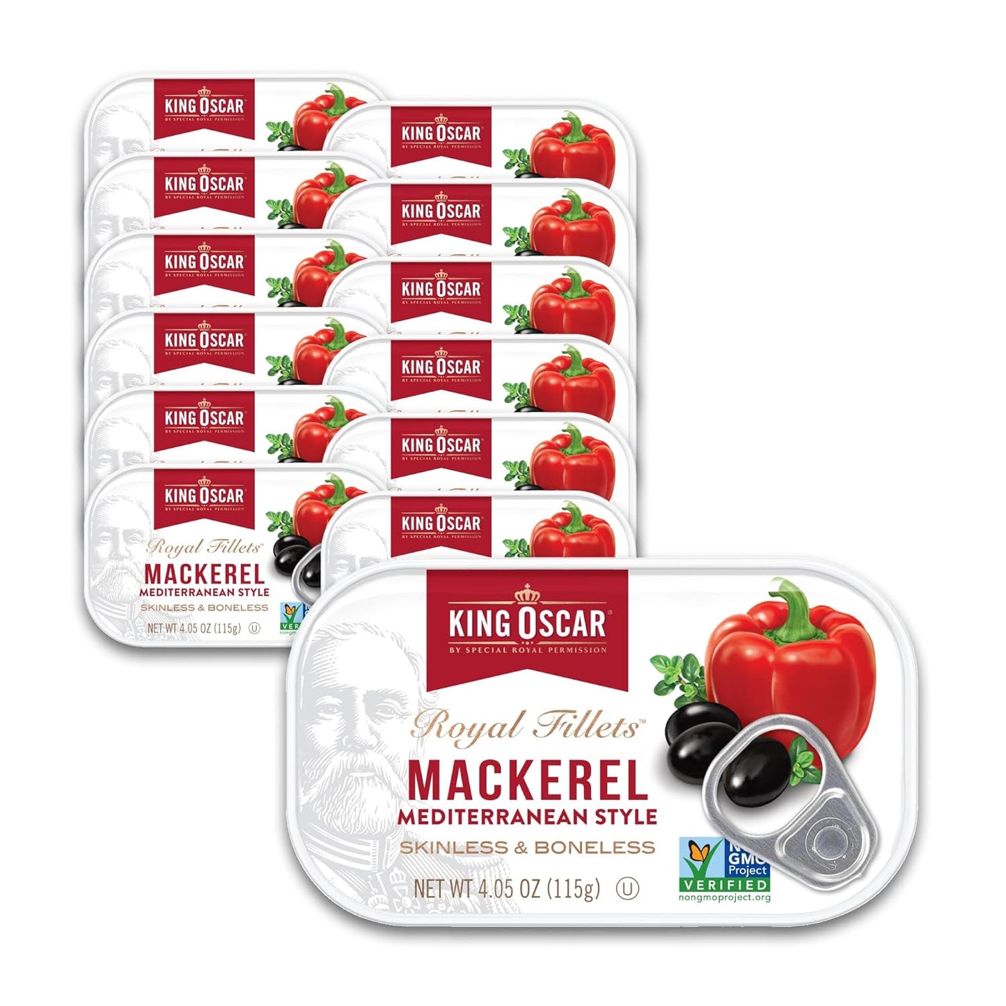 King Oscar Mackerel in Olive Oil: Gourmet Quality Canned Fish