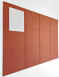 Felt Wall Tiles Large Cork Board Alternative - Modern Felt Pinboard