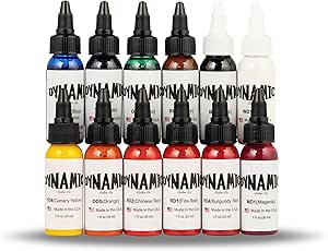 Dynamic Color Co OG Color Ink Set for Vibrant Tattoo Art