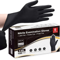 Schneider Nitrile Exam Gloves Black XL - Durable 5 Mil Protection
