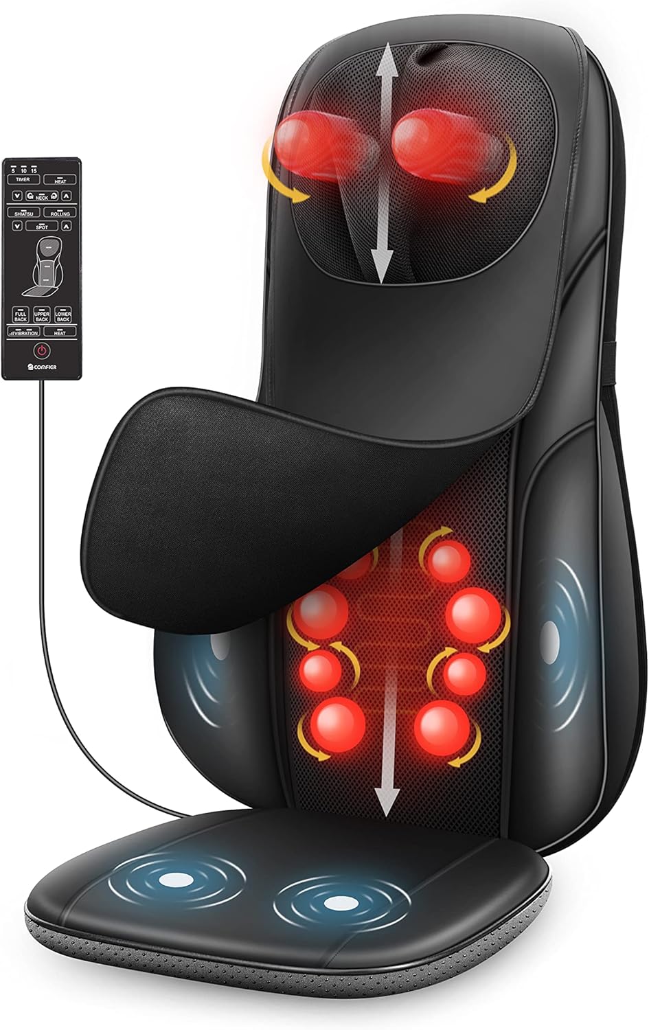 Adjustable Shiatsu Massage Chair - Dad's Ultimate Relaxation