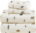Comfort Spaces 100% Cotton Flannel Sheets King Size - Cozy, Breathable