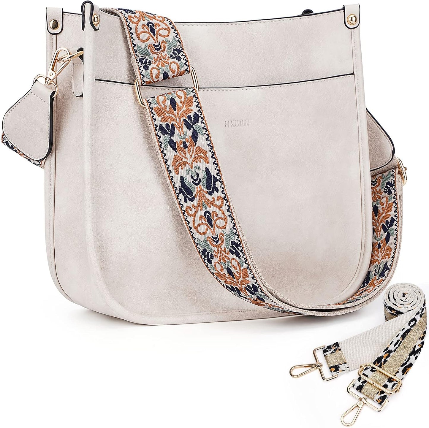 Trendy Vegan Leather Crossbody Bags for Women with Adjustable Straps