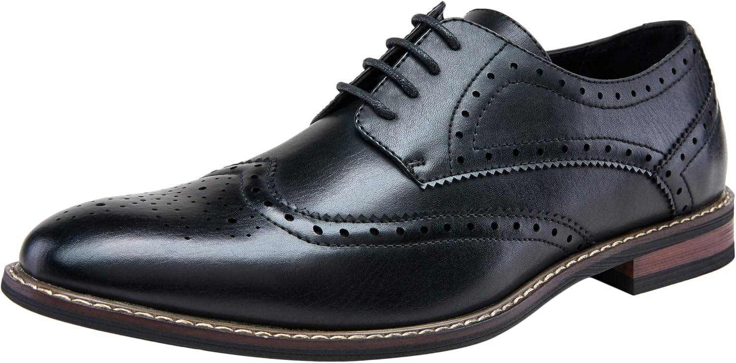 Jousen Men's Dress Cap Toe Wingtip Brogue Oxford Shoes Review