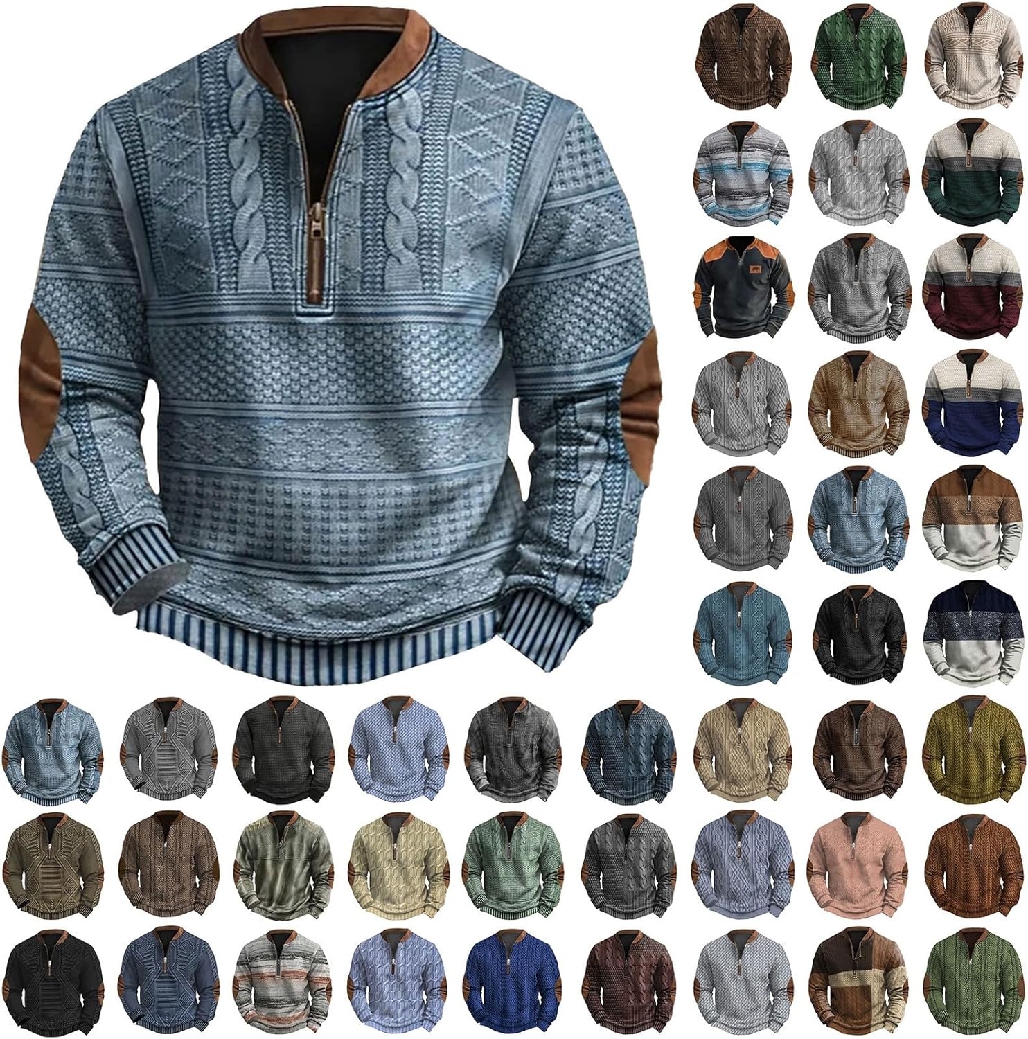 Vintage Aztec Knit Pullover - Fall Must-Have