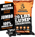 Sunlight Lump Charcoal for Grilling - Citrus Hardwood Lump Charcoal