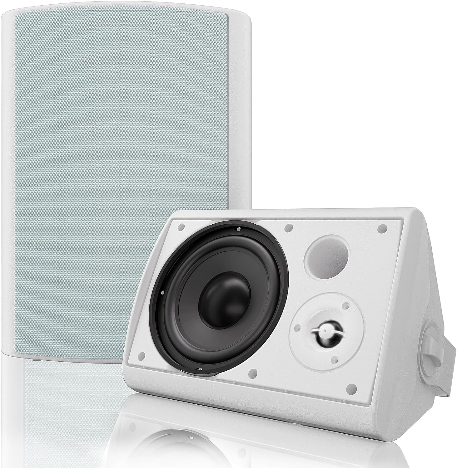 Powerful Bass 6.5 Outdoor Bluetooth Speakers - 400W White