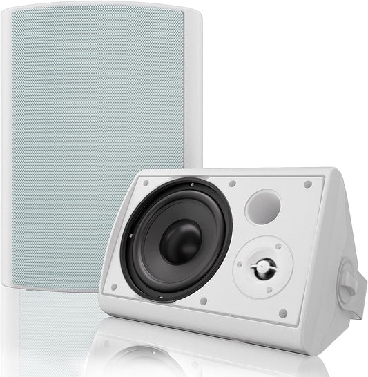 Powerful Bass 6.5 Outdoor Bluetooth Speakers - 400W White