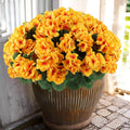 Hananona 12 Pcs Artificial Geranium Flowers for Outdoors - UV