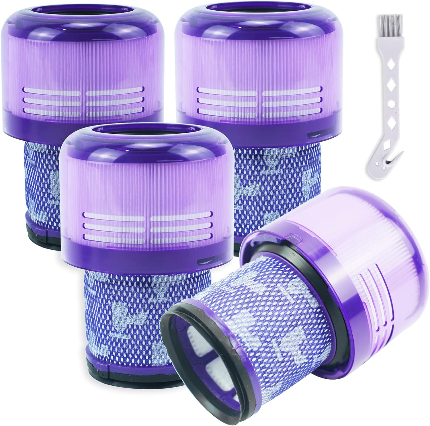 4-Pack Dyson V11 Vacuum Filters - Enhance Cleaning Performance