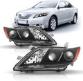 Headlight Assembly for 2007-2009 Toyota Camry - Black Housing