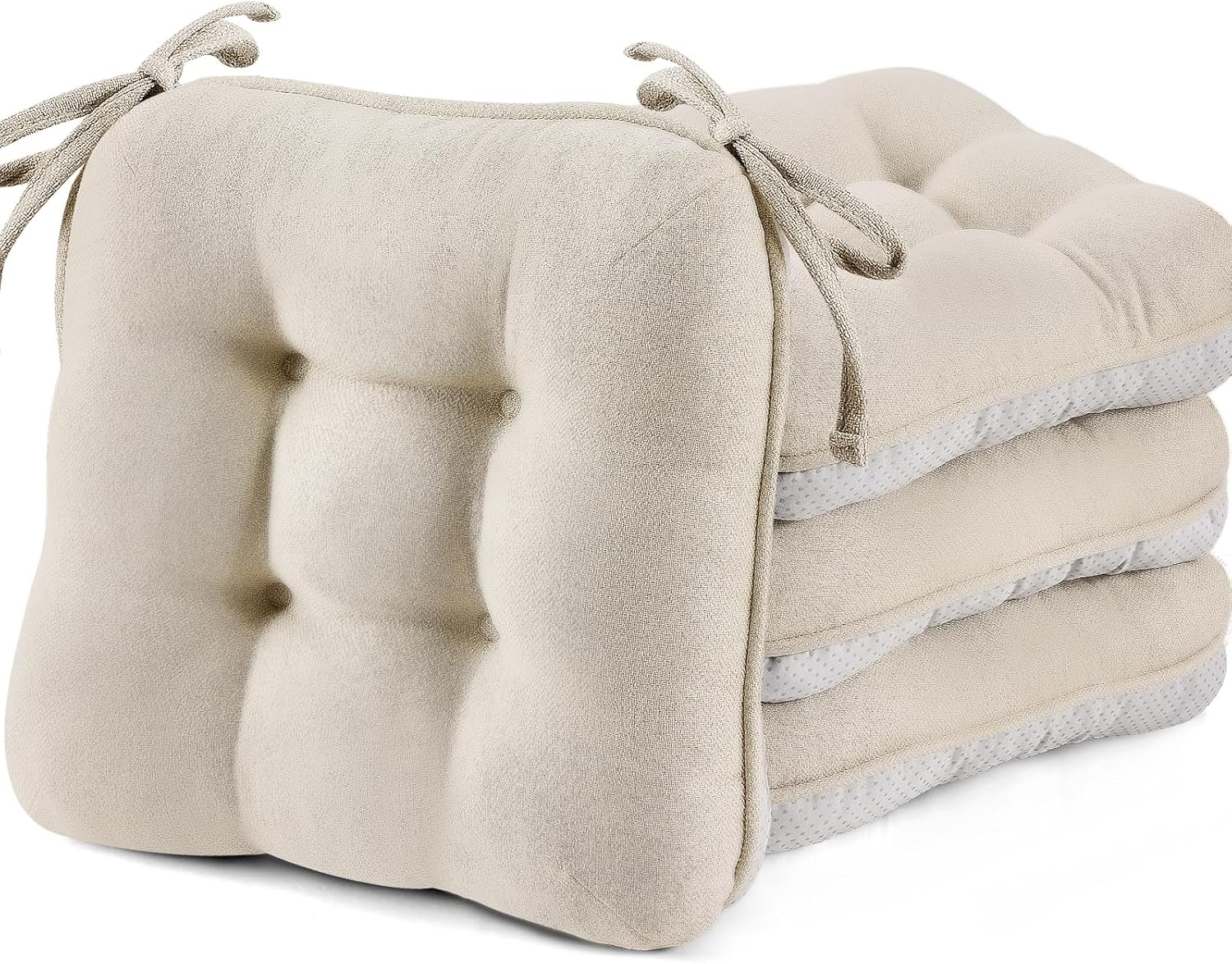 BETU Chair Cushions Set of 4 for Dining Chairs, 3.5 in Thick