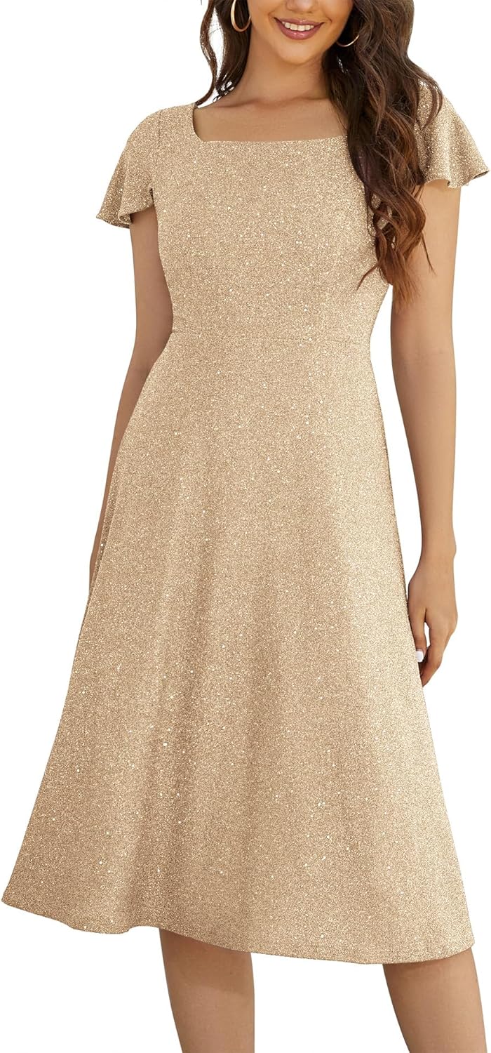 BeryLove Prom Dress for Teens: Elegant Sequin Party Dress