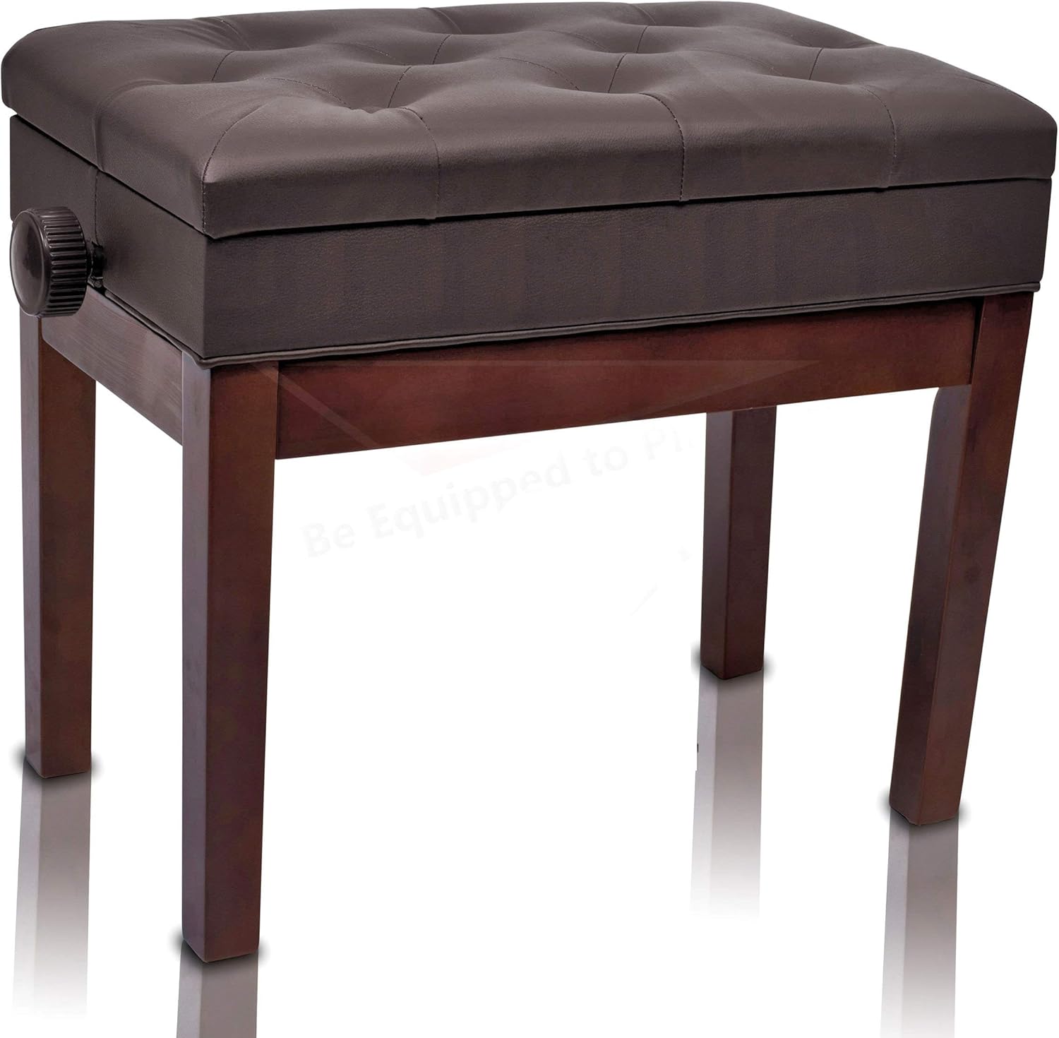 Griffin Adjustable Piano Bench with Storage for Comfort & Style