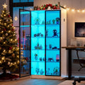 65 in LED Display Cabinet with Lights and Motion Sensor - Tall 5 Tier